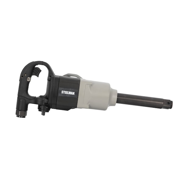 Steelman 1'' Drive Heavy-Duty 2000 ft-lb Twin Hammer Impact Wrench with 6'' Anvil, Black and Gray 61223 - main